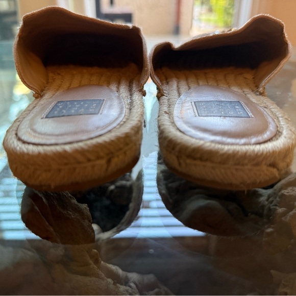 WHBM Pineapple Espadrille Slides Slippers - Picture 7 of 9